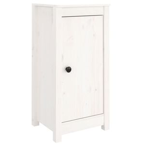 vidaXL Sideboard Wei&szlig; 39x35x80 cm Massivholz Kiefer