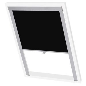 vidaXL Verdunkelungsrollo Schwarz S08/608 GGL und GGU
