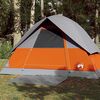 vidaXL Kuppel-Campingzelt 3 Personen Orange Wasserdicht