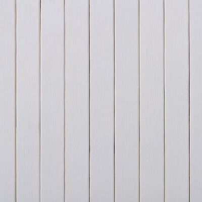 vidaXL Raumteiler Bambus Weiß 250×165 cm