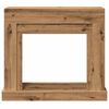 vidaXL Kaminumrandung Artisan-Eiche 100x30x87,5 cm Holzwerkstoff