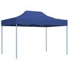 vidaXL Partyzelte 17 pcs Blau mit blauem Rahmen Oxford-Stoff