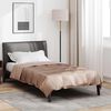 vidaXL Ganzjahresbettdecke Gold 200 x 135 cm Satin und Mikrofaser