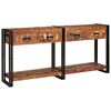 vidaXL Konsolen-Tische 2 stk. Mehrfarbig 161 x 33 x 75 cm