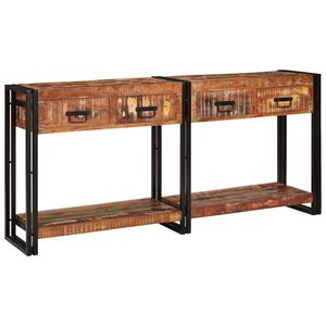 vidaXL Konsolen-Tische 2 stk. Mehrfarbig 161 x 33 x 75 cm