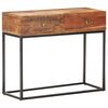 vidaXL Konsolentisch 90x35x75 cm Raues Akazienholz