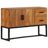 vidaXL Sideboard Braun 110x30x70 cm Massivholz Akazie