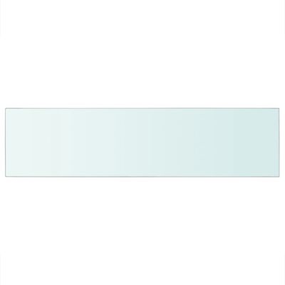 vidaXL Regalböden 2 Stk. Glas Transparent 100 x 25 cm