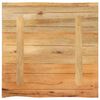 vidaXL Tischplatte mit Baumkante 80x80x2,5 cm Massivholz Mango