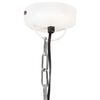vidaXL H&auml;ngelampe Industrie-Stil Wei&szlig; Eisen & Massivholz 45 cm E27