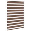 vidaXL Doppelrollo Braun 105x150 cm Stoffbreite 100,9 cm Polyester