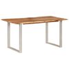 vidaXL Esstisch 154x80x76 cm Massivholz Akazie