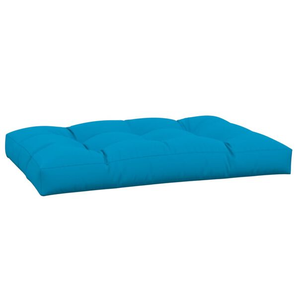 vidaXL Palettenkissen Blau 120x80x12 cm Stoff