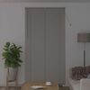 vidaXL Balkenjalousien mit Vorh&auml;ngen Silber 220 x 115 cm Aluminium