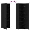 vidaXL Sideboard 3 pcs Schwarz Eichen-Optik