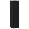 vidaXL Eckregale Schwarz Eichen-Optik 33 x 33 x 132 cm Holzwerkstoff