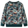 Kinder-Sweatshirt Dunkelgr&uuml;n 140