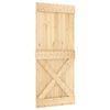 vidaXL T&uuml;r NARVIK 90x210 cm Massivholz Kiefer