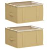 vidaXL Aufbewahrungsbox mit transparentem Oberfenster 2 Stk. 33,6 L
