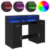 vidaXL Schreibtisch Schwarze Eiche 120 x 55 x 91 cm Holzwerkstoff