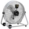 vidaXL Trommelventilator Mit Rad 73 x 42 x 70 cm Aluminium