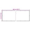 vidaXL Balkon-Sichtschutz Steinoptik 600x120 cm PVC