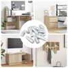 vidaXL Regalstecker 12 pcs Silber 7 x 16 mm Eisen