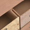 vidaXL Sideboard mit 5 Schubladen Braun 60x30x78 cm MDF
