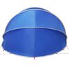 vidaXL Pool-Dome Blau 430 x 430 x 210 cm