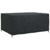 vidaXL M&ouml;belbezug Uni Schwarz 240 x 180 x 100 cm 600D
