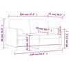 vidaXL 2-Sitzer-Sofa mit Zierkissen Dunkelgr&uuml;n 120 cm Samt