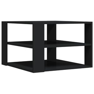 vidaXL Couchtisch Schwarz 58x58x40 cm Holzwerkstoff