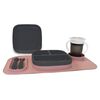 DERYAN Baby-Platzset Quuby Silikon Rosa
