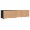 vidaXL TV-Schrank Schwarz 150x30x44,5 cm Holzwerkstoff
