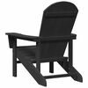 vidaXL Gartenstuhl 2 pcs Schwarz 82 x 74 x 92 cm Polyethylen