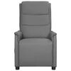 vidaXL Massagesessel Grau Kunstleder