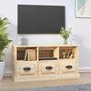 vidaXL TV-Schrank Sonoma-Eiche 100x35x50 cm Holzwerkstoff