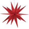 vidaXL LED-Weihnachtsstern Faltbar Rot 43 cm