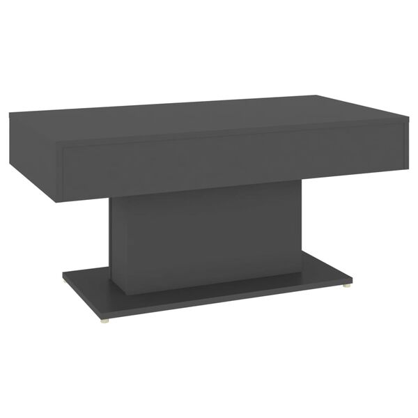 vidaXL Couchtisch Grau 96x50x45 cm Holzwerkstoff