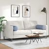 vidaXL Bolsterkissen 2 St&uuml;ck Blau &Oslash; 25 x 70 cm Cordstoff