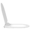 vidaXL Toilettensitz Verstellbar Wei&szlig; 48,5 x 36 x 5 cm Polypropylen