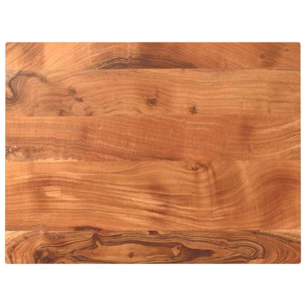 vidaXL Tischplatte 80x60x2,5 cm Rechteckig Massivholz Akazie