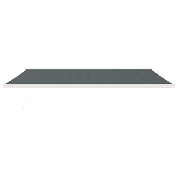 vidaXL Markise Einziehbar Anthrazit 5x3 m Stoff und Aluminium