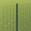 vidaXL Zaun mit Pfosten Gr&uuml;n 1,6 x 10 m Stahl und PVC