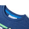 Kinder-T-Shirt Dunkelblau Melange 116