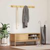 vidaXL Flurbank FLORO Wachsbraun 115 x 40 x 45 cm Massivholz Kiefer