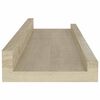 vidaXL Wandregale 4 Stk. Sonoma-Eiche 40x9x3 cm