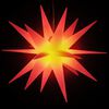 vidaXL LED-Weihnachtsstern Faltbar Rot 43 cm