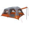vidaXL Sofort Zelt Grau und Orange 10 Personen