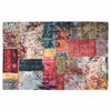 vidaXL Teppich Waschbar Patchwork 80x150 cm Mehrfarbig